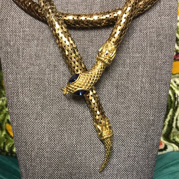 Whiting & Davis Accessories - Vintage Whiting Davis Snake 🐍 Belt/Necklace